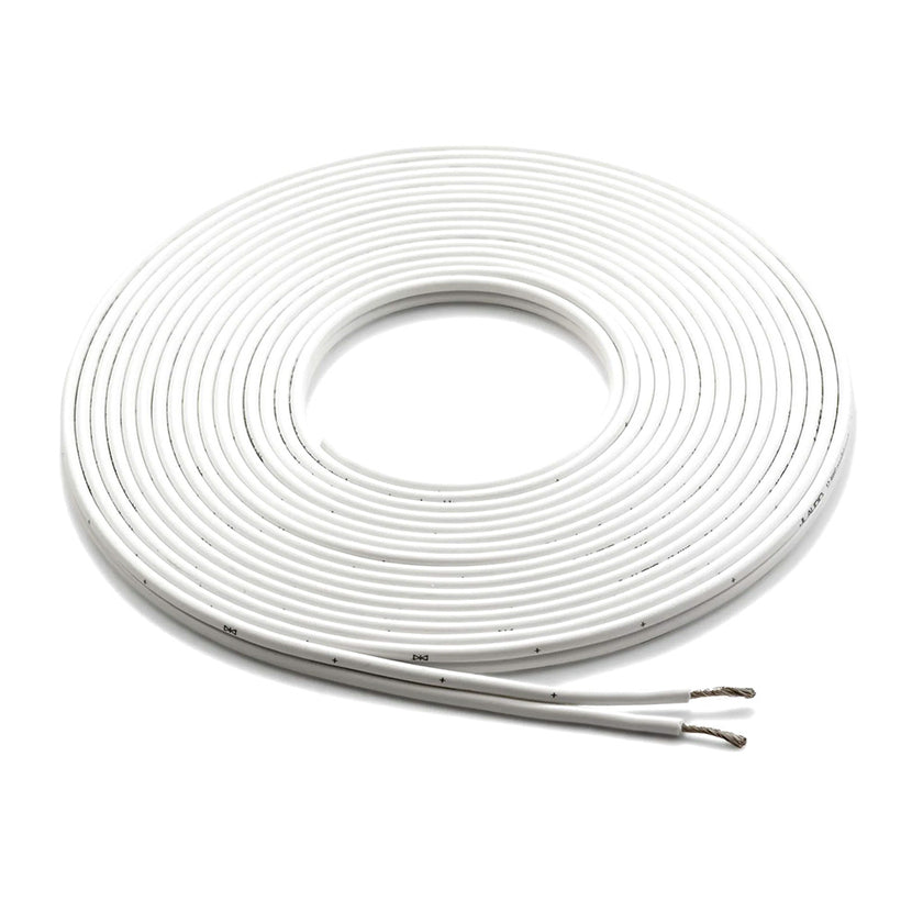 Cable de altavoz paralelo JL Audio de 380 pies, calibre 12 AWG - XM-WHTSC12-380 [010-13450-00]
