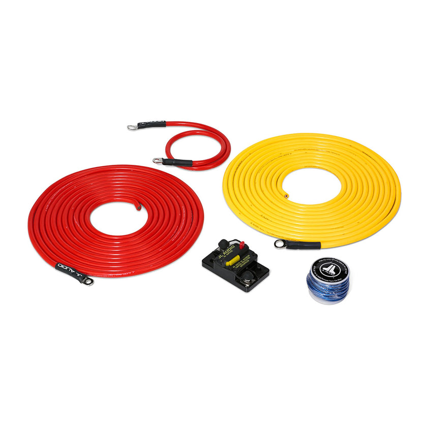 Kit de conexión de alimentación JL Audio Premium de 12 V y calibre 6 AWG para un solo amplificador, a menos de 6 m de la batería - XMD-PCS50A-1-L20 [010-13418-00]