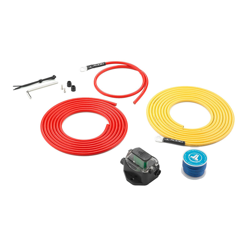 Kit de conexión de alimentación JL Audio Premium de 12 V y 9 AWG para un solo amplificador, a menos de 3,6 m de la batería - XMD-PCS30A-1-L12 [010-13649-00]