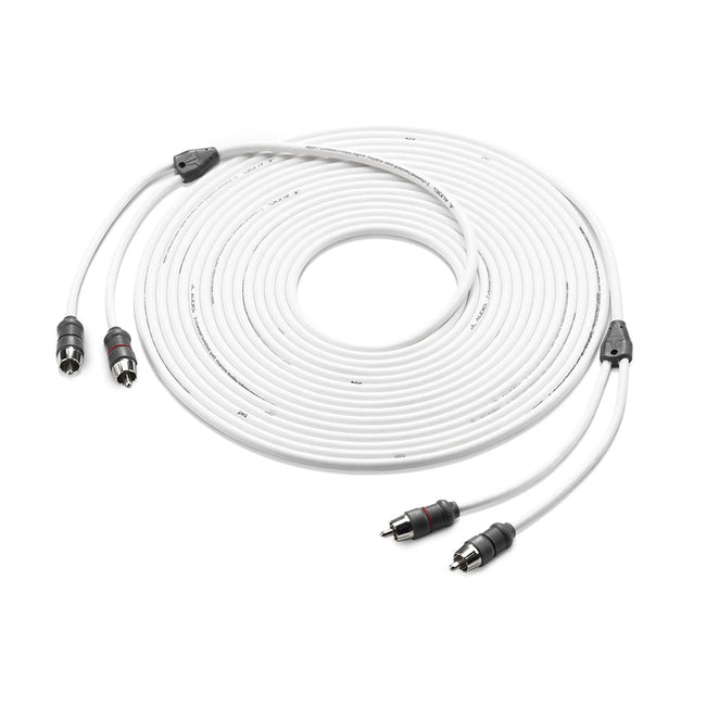 Cable RCA de audio marino de 2 canales y 7,6 m de JL Audio - XMD-WHTAIC2-25 [010-13415-00]