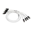 Cable RCA de audio marino de 4 canales y 1,8 m de JL Audio - XMD-WHTAIC4-6 [010-13473-00]