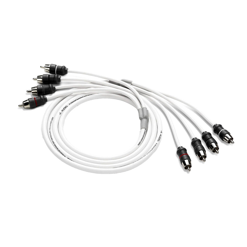 Cable RCA de audio marino de 4 canales y 1,8 m de JL Audio - XMD-WHTAIC4-6 [010-13473-00]