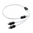 Adaptador en Y de audio marino de 2 canales JL Audio: 1 conector macho a 2 conectores hembra - XMD-WHTAICY-1M2F [010-13553-00]