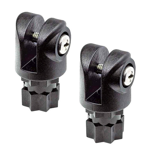 Par de soportes de horquilla/bimini RAILBLAZA - Negro [02-4032-11]
