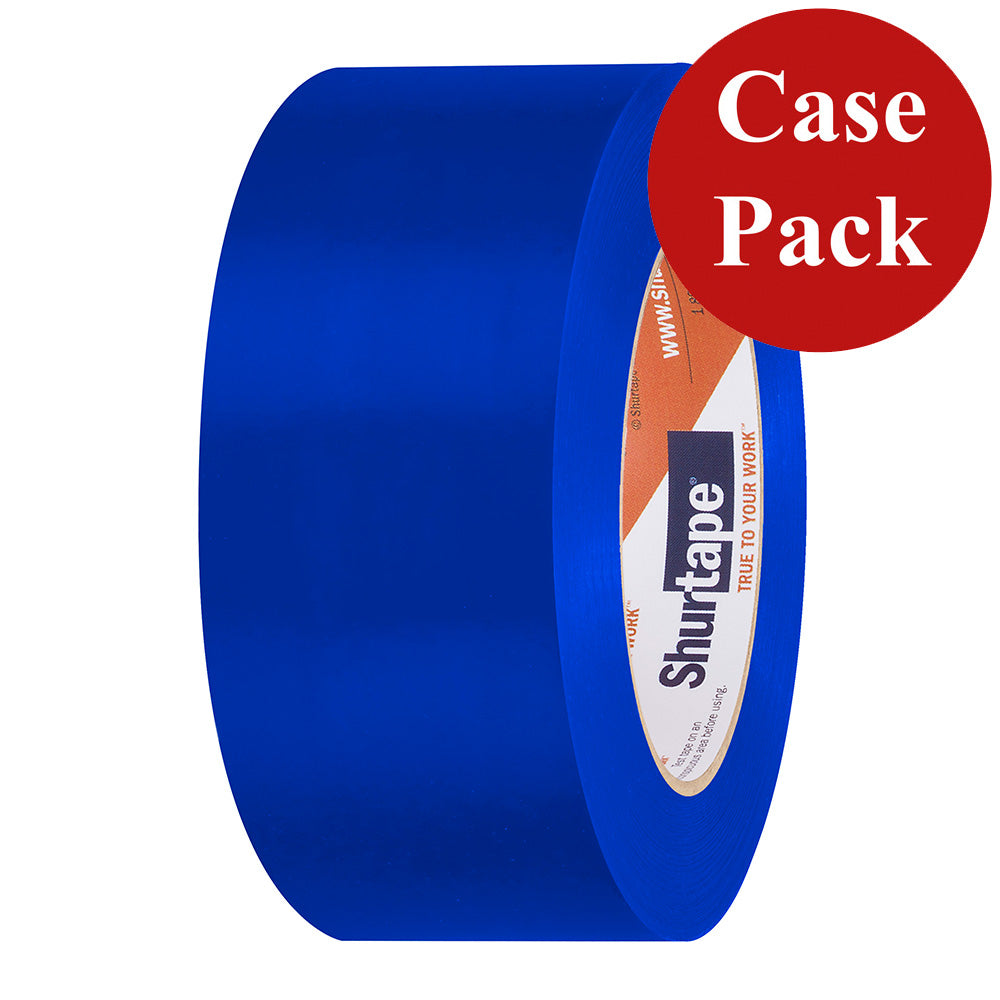 Cinta Shurtape para la conservación de cascos marinos, resistente a los rayos UV - 48 mm - Rollo de 33 m - Borde recto azul *Caja de 24 rollos* [105746C]