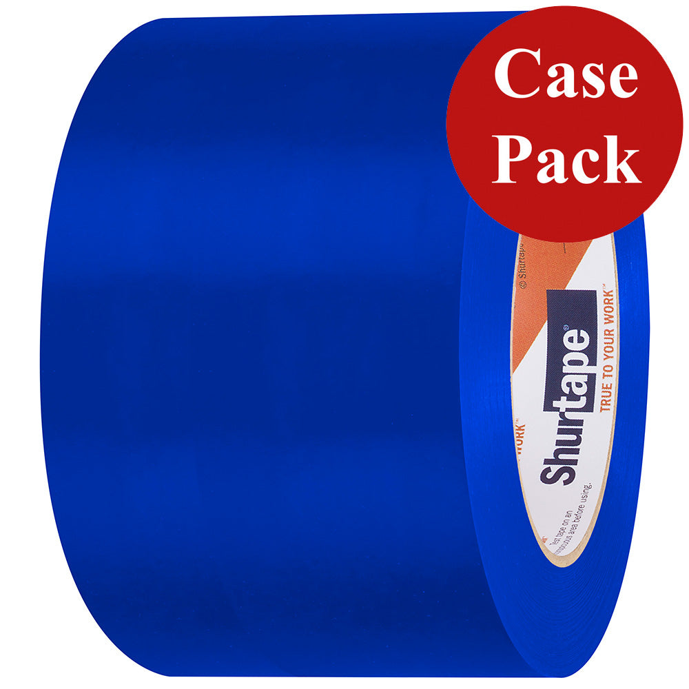 Cinta Shurtape para la conservación de cascos marinos, resistente a los rayos UV - 72 mm - Rollo de 33 m - Borde recto azul *Caja de 16 rollos* [105748C]