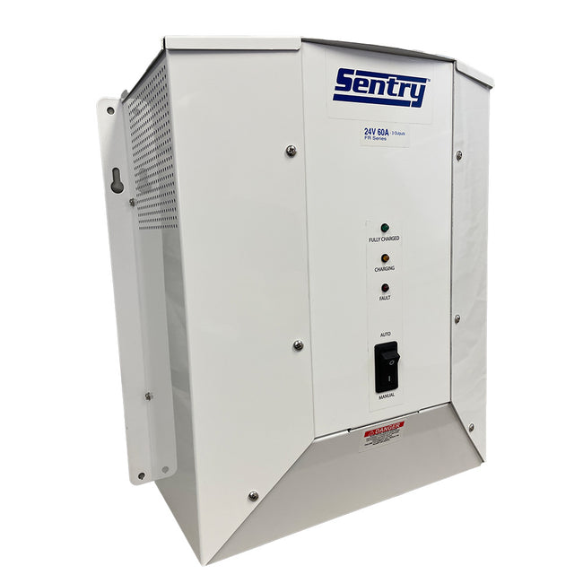 Cargador de batería Sentry Marine, entrada de 115/230 V, 24 V CC, 60 A, 3 bancos [SFR2460/3X]