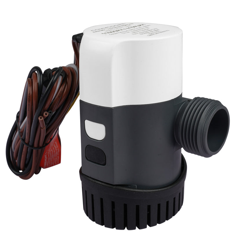 Bomba de achique automática Commodore de 1100 GPH con sensor AMP - 12 V [CM-B31-1100B]
