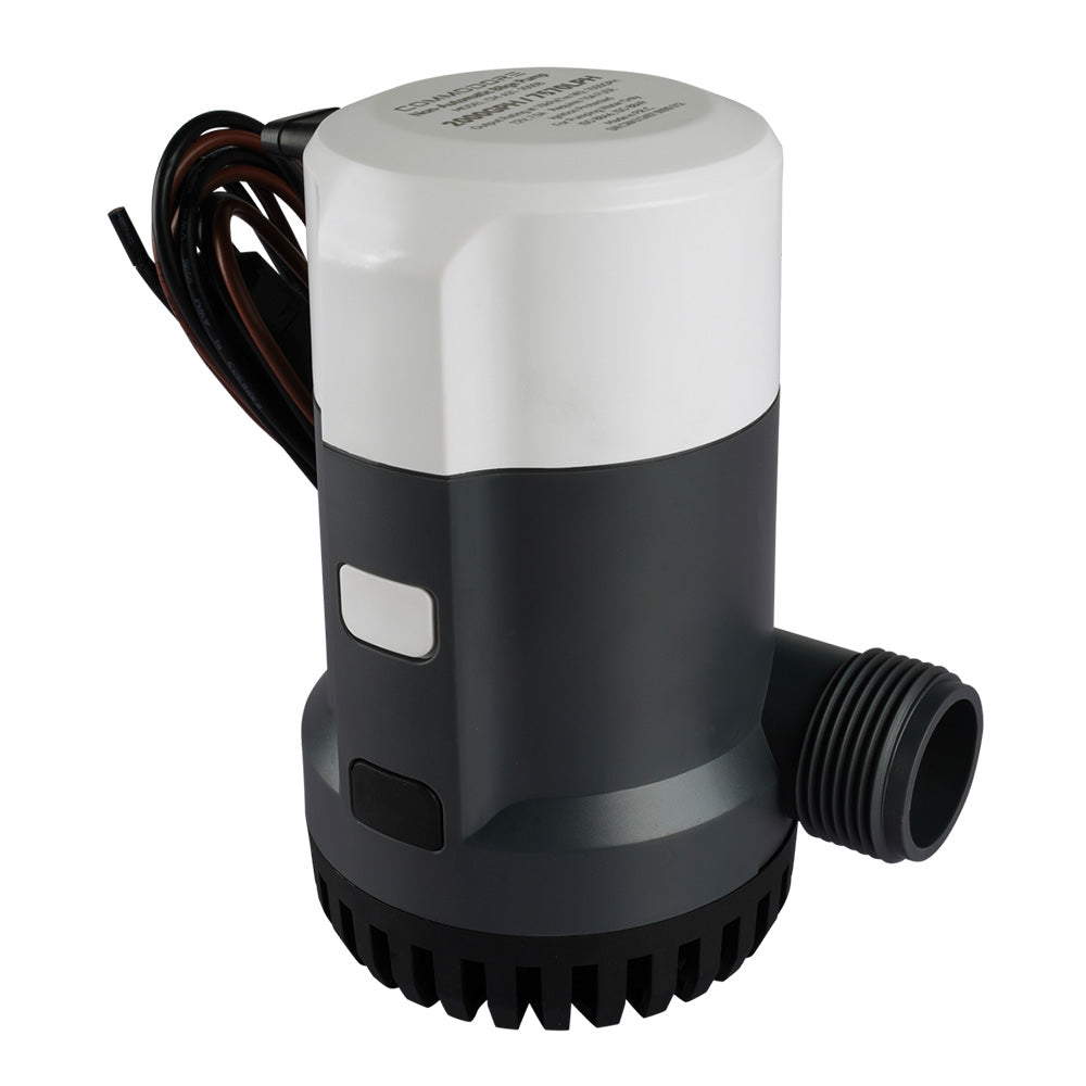Bomba de achique automática Commodore de 2000 GPH con sensor AMP - 12 V [CM-B31-2000B]