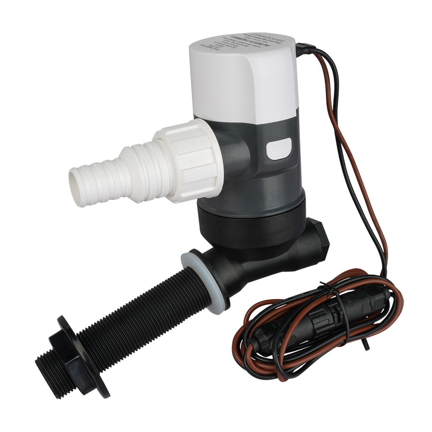 Bomba de vivero angular Commodore de 1100 GPH - 12 V [CM-E31-1100L]