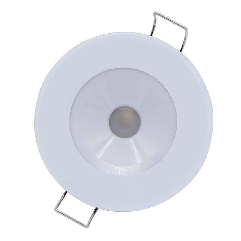 Foco empotrable LED Illusion de Lumitec - Espectro RGBW - Blanco frío - Carcasa blanca [117127]