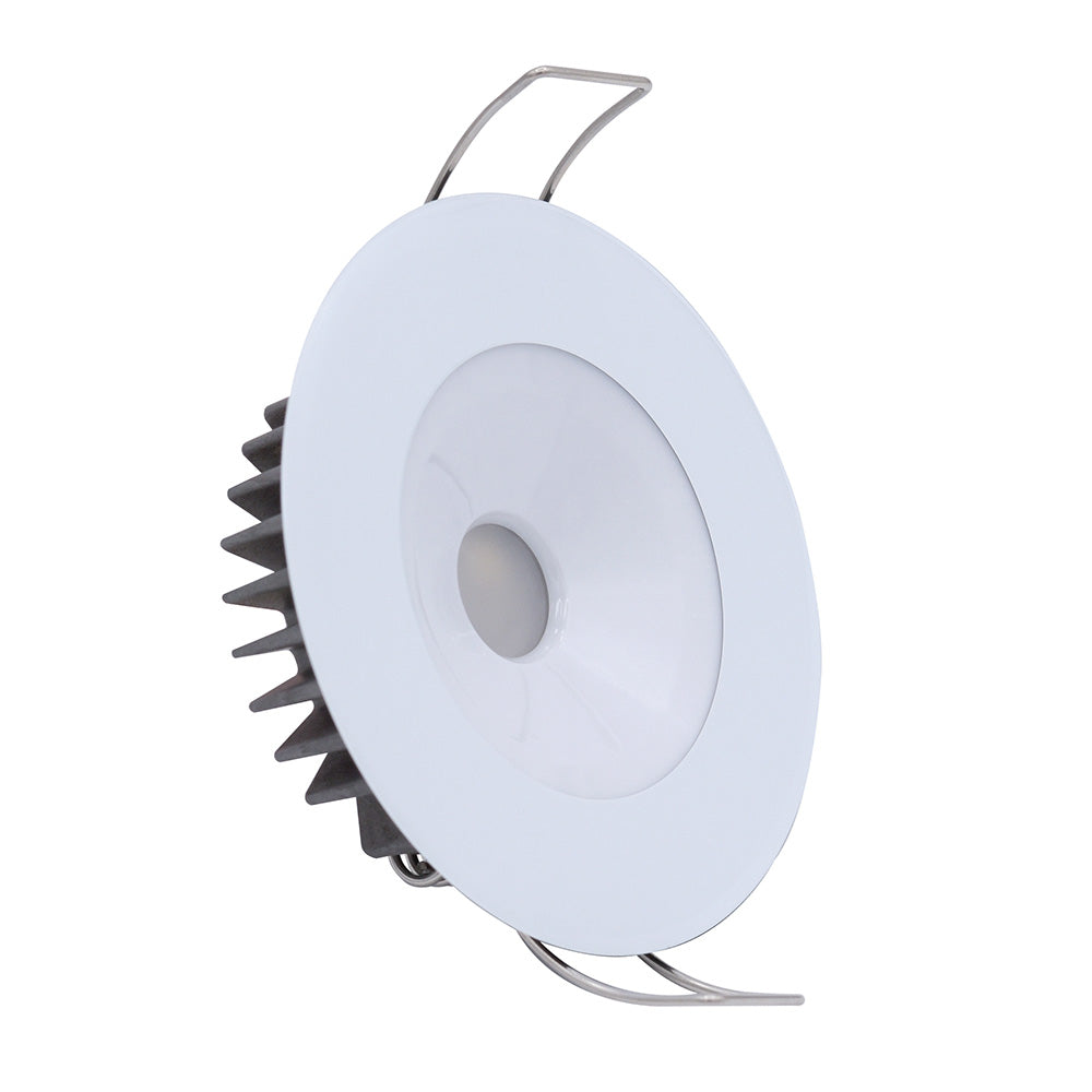 Foco empotrable LED Illusion de Lumitec - Espectro RGBW - Blanco frío - Carcasa blanca [117127]