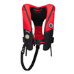 Chaleco salvavidas inflable Mustang Atlas 190 DLX para mar abierto - Rojo/Negro [MD3195E1-123-0]