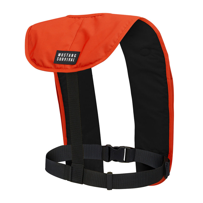 Chaleco salvavidas inflable Mustang MIT 100 - Naranja/Negro [MD2018T1-33-0]