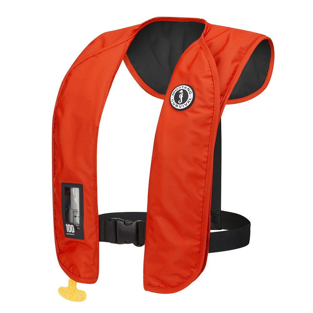 Chaleco salvavidas inflable Mustang MIT 100 - Naranja/Negro [MD2018T1-33-0]