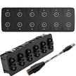 Maretron CKM12 Keypad w/CKM to NMEA 2000 Adapter Cable - 0.2M (Horizontal Orientation) [A3802-2]