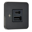 Scanstrut TILE USB-A/USB-C Interior Charging Socket - 12/24V - Black Bezel [SC-TILE-10]