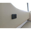 Toma de carga interior USB-C Scanstrut TILE - 12/24 V - Marco negro [SC-TILE-20]