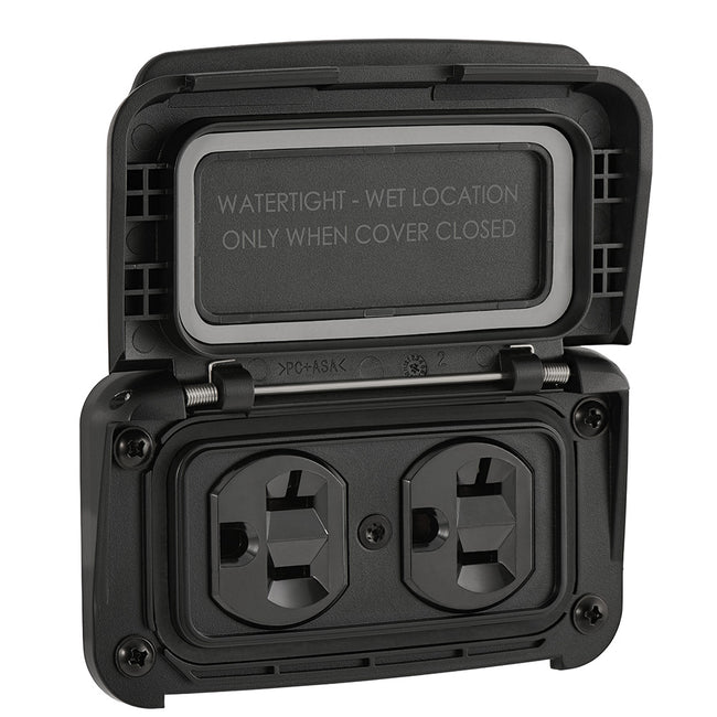 Scanstrut Ventura Series Dual AC Outlet - 125V - 20A [SC-V-P1]