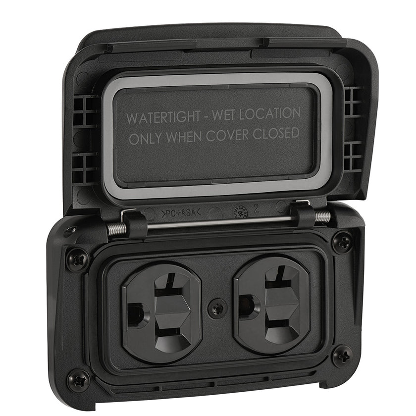 Scanstrut Ventura Series Dual AC Outlet - 125V - 20A [SC-V-P1]