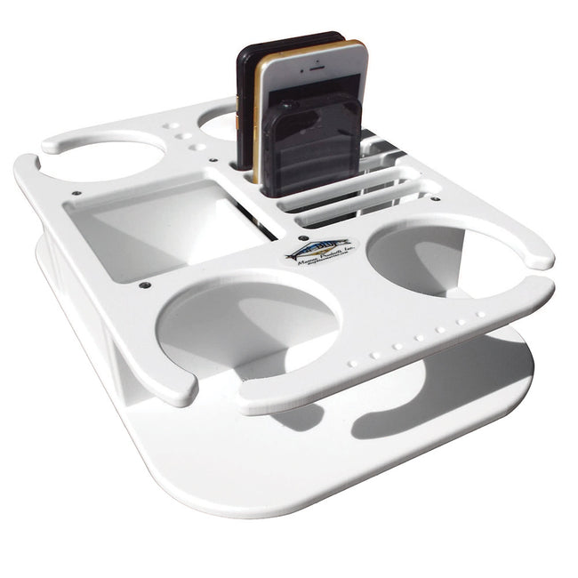 Portateléfono/bebidas azul marino con ventosas [BH-4CELL]