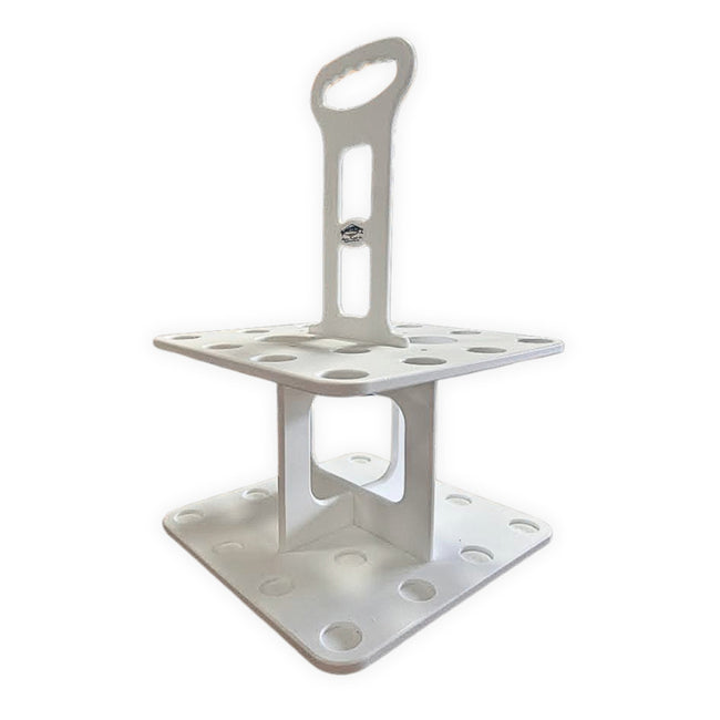 Portacañas de polímero marino azul profundo [V-12]