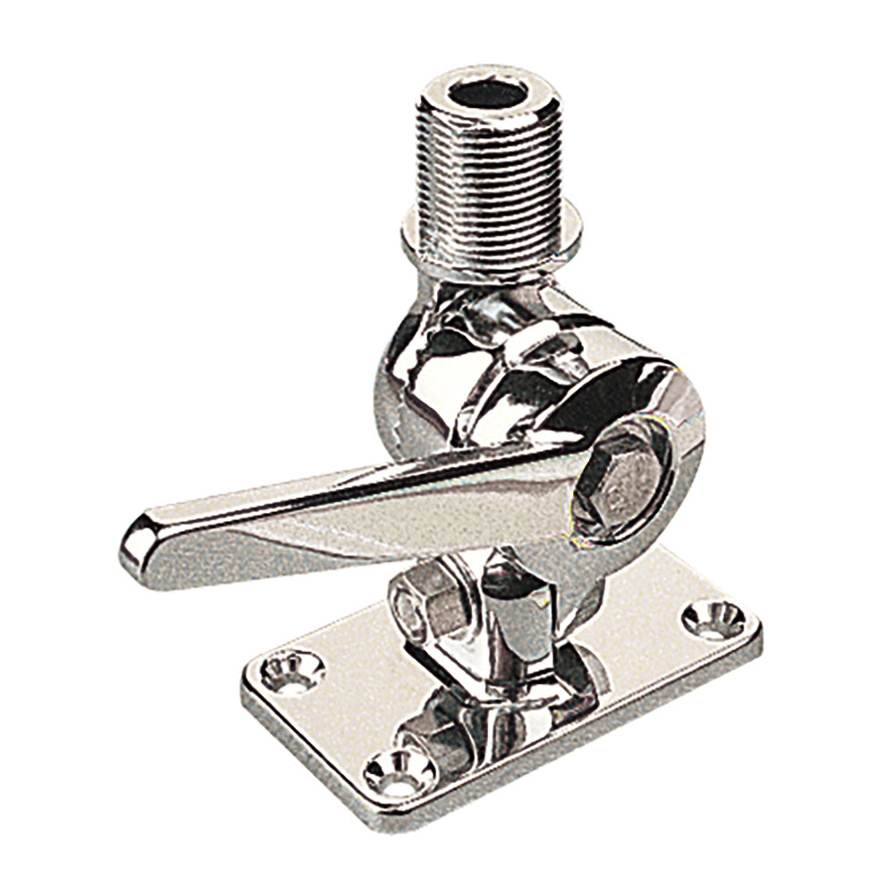 Base de antena ajustable Sea-Dog - Zinc fundido a presión cromado [329300-1]