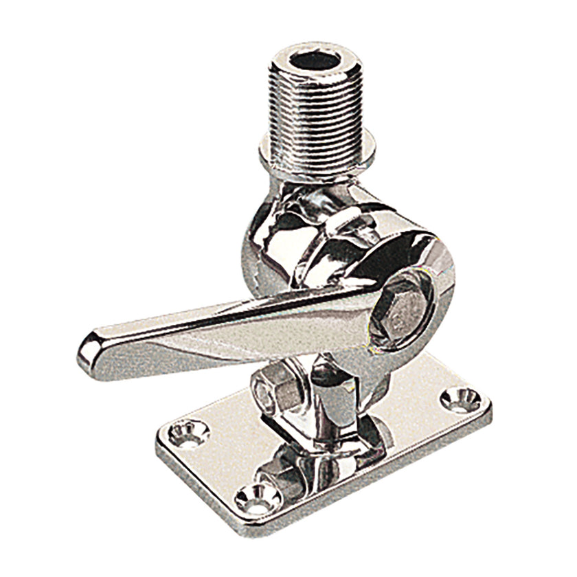 Base de antena ajustable Sea-Dog - Zinc fundido a presión cromado [329300-1]