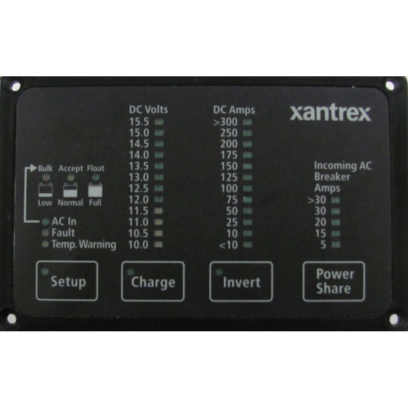 Panel remoto Xantrex Heart FDM-12-25, control remoto del inversor/cargador Freedom para el estado de la batería [84-2056-01]