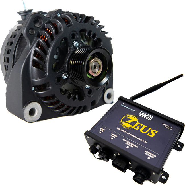 ARCO Zeus 24V 4kW Low Turn On (LTO) Vortec Alternator w/Isolated Ground  Zeus High-Energy Alternator Regulator [4406-AZ1000]