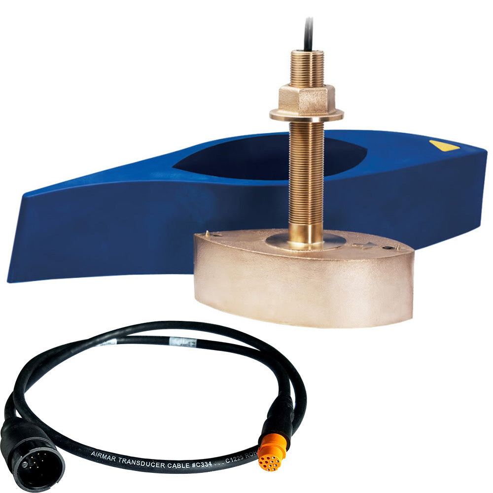 Airmar B275LH-W Chirp de bronce para Garmin con conector de 12 pines [B275C-LHW-12G]
