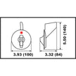 Performance Metals Yamaha Trim Tab Anode - 150-225 hp - Aluminum [00125A]