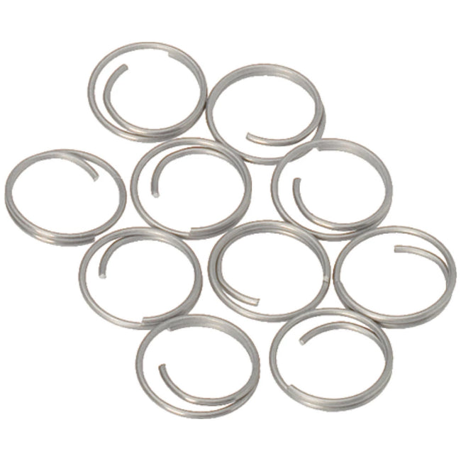 Anillos grandes de acero inoxidable Barton - 14 mm - Paquete de 10 [60191]