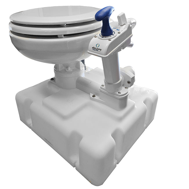 Sistema de inodoro manual Voyager de Albin Group con tanque [07-06-015]