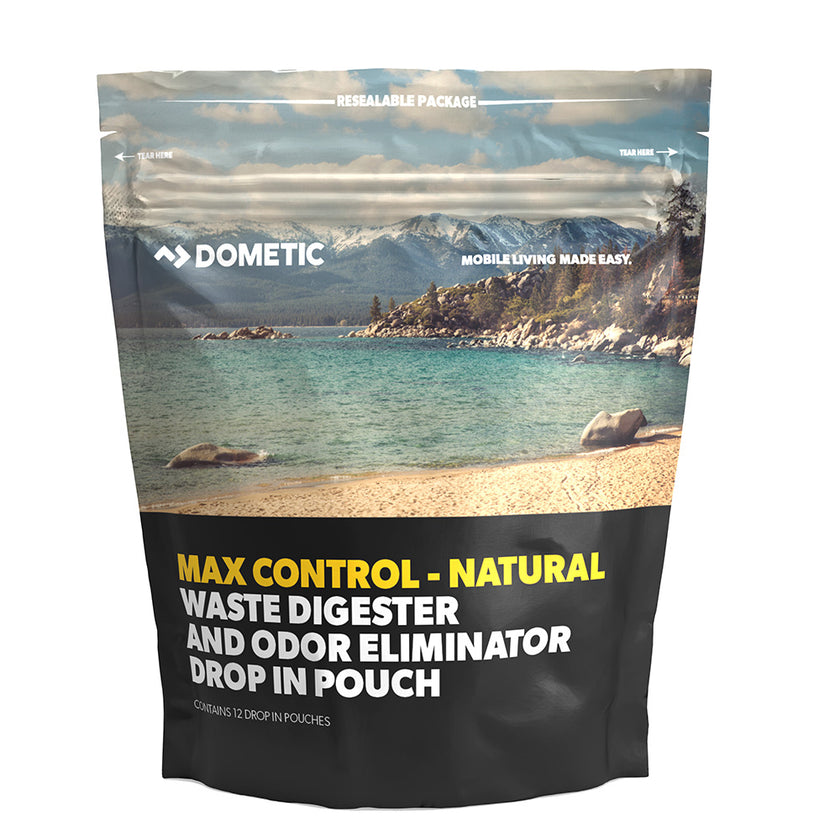 Eliminador de olores Dometic Max Control Waste Digester, bolsa de inserción - Paquete de 12 [9620000730]
