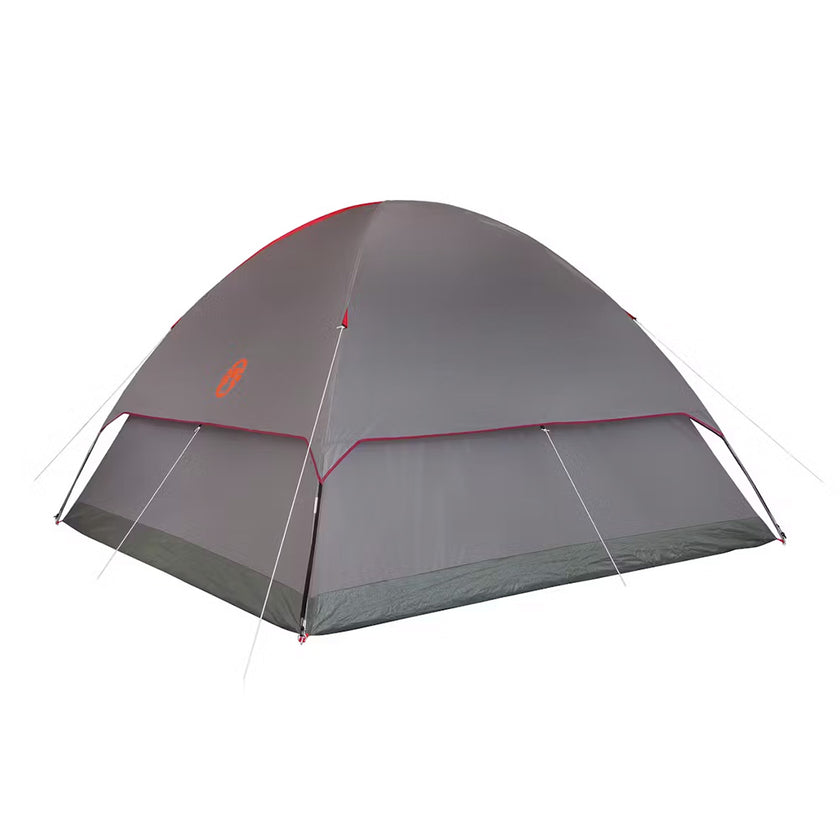 Tienda de campaña ligera Coleman Flatwoods II con cúpula para 6 personas, color rojo [2207385]