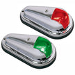 Perko Vertical Mount Side Lights - 12V - Red  Green - (Pair) [0955DP0STS]