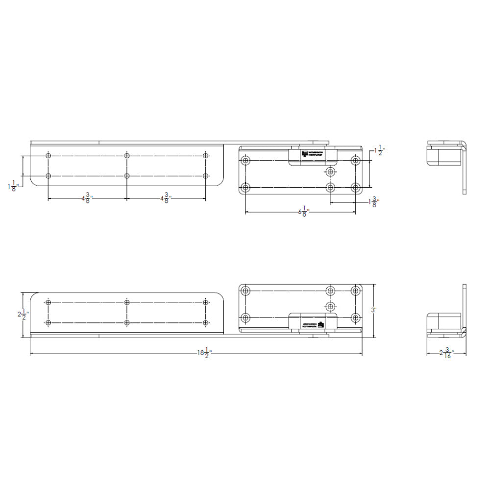 TACO Command Ratchet Hinge - 18-1/2