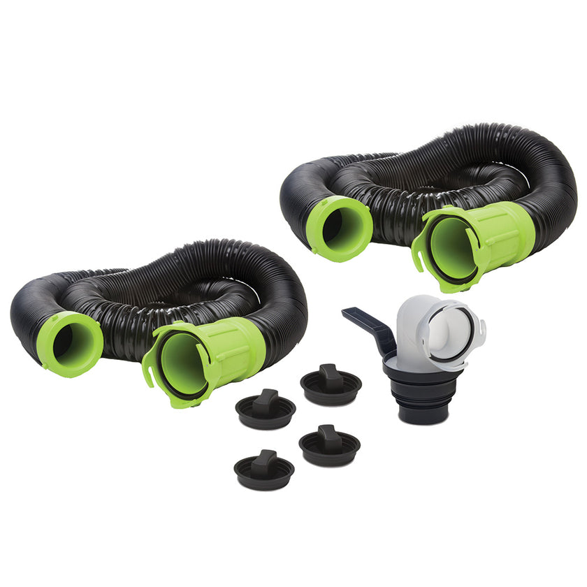 Thetford Titan Premium 20' Sewer Hose Kit w/Universal Bayonet Connection  5-in-1 Sewer Adapter w/Handle [17902]