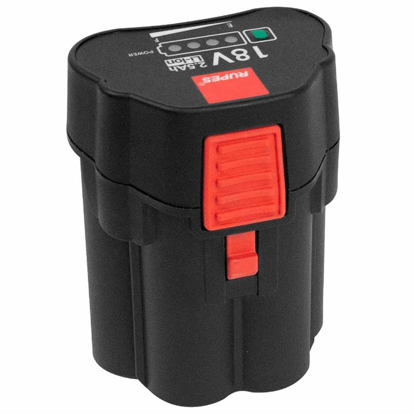 RUPES HLR75 Mini Rechargeable Power Pack - 18V, 2.5AH [9HB180LT]