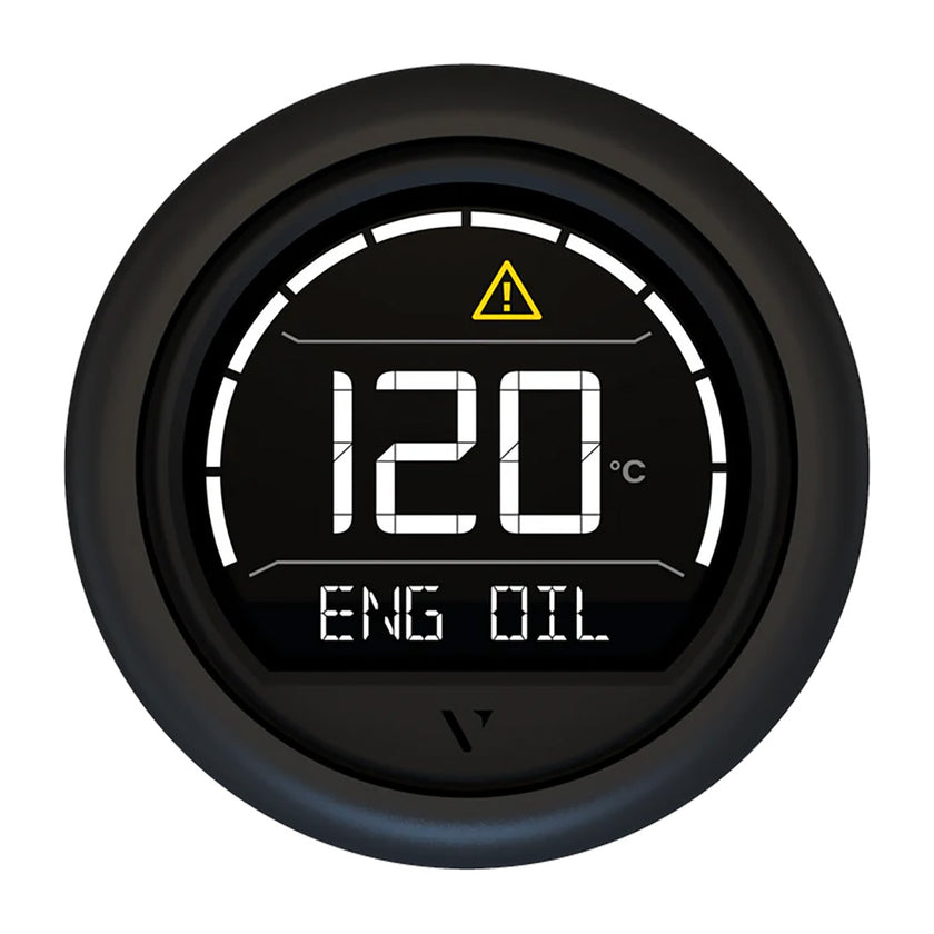 Veratron VL Digital 52 w/Round Black Bezel [B00205702]