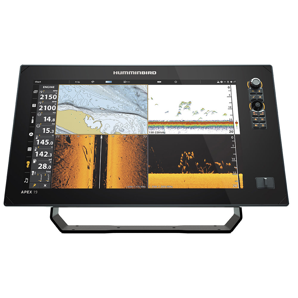 Humminbird APEX 19 VX MSI+ Chartplotter/Fishfinder w/Transom Mount Transducer [411240-1VX]