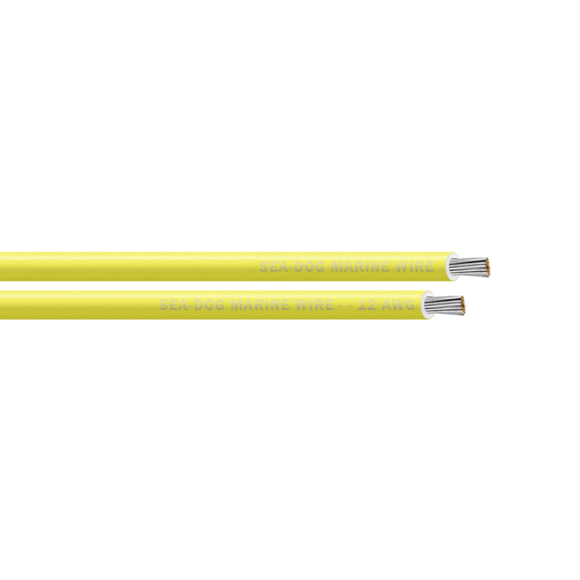 Sea-Dog 12 AWG Yellow Primary Wire - 100' [8012032]