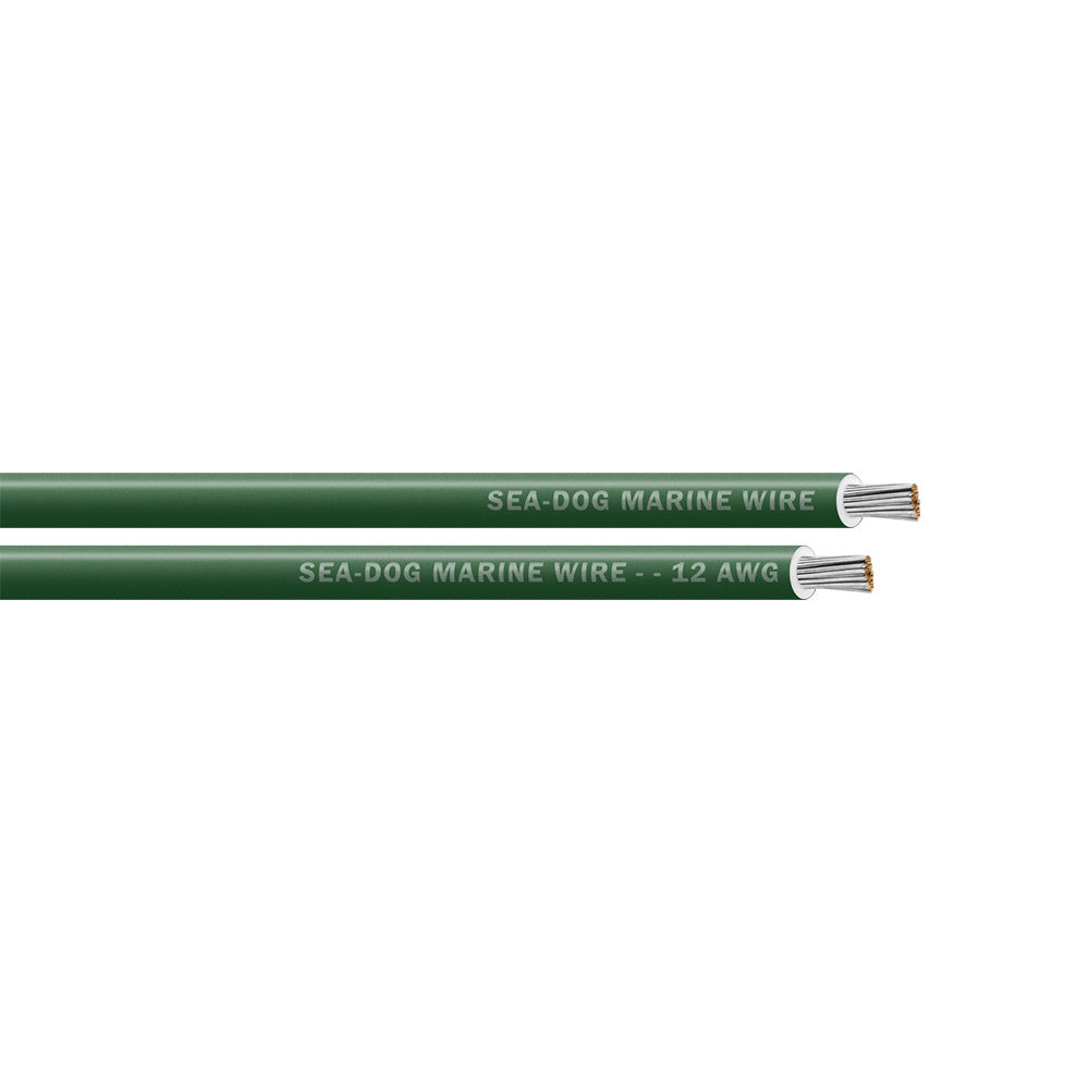 Sea-Dog 12 AWG Green Primary Wire - 250' [8012044]