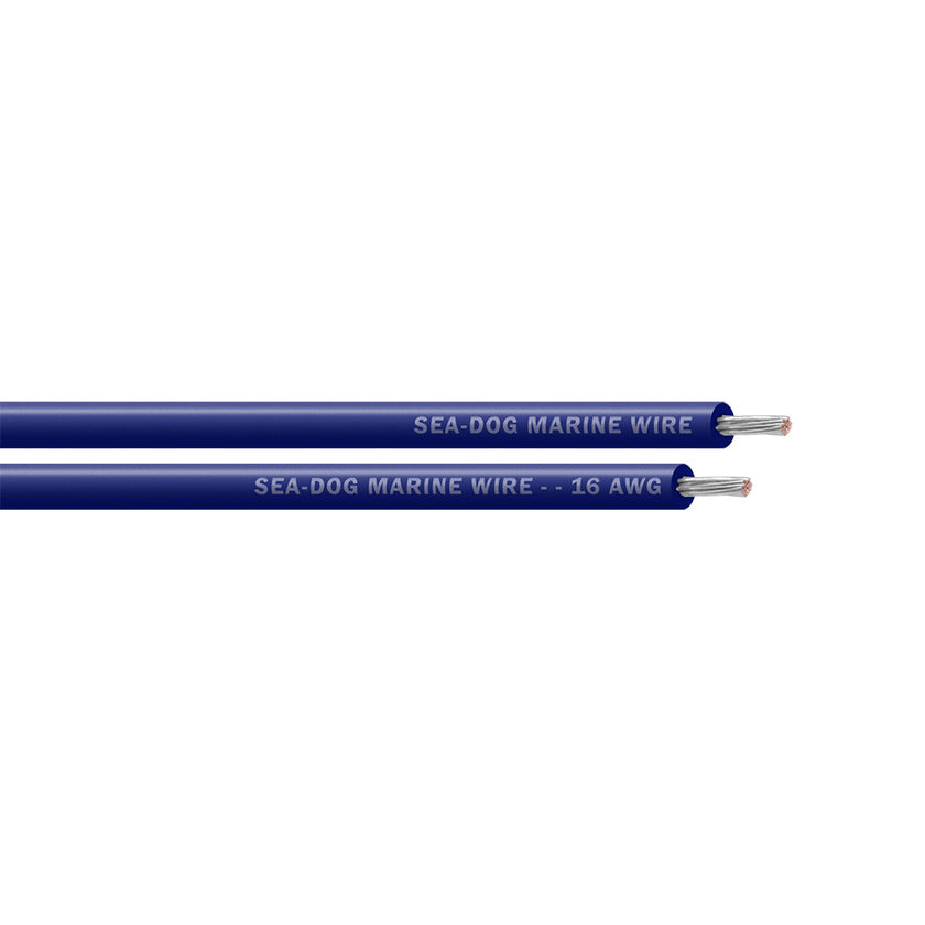 Sea-Dog 16 AWG Dark Blue Primary Wire - 500' [8016067]
