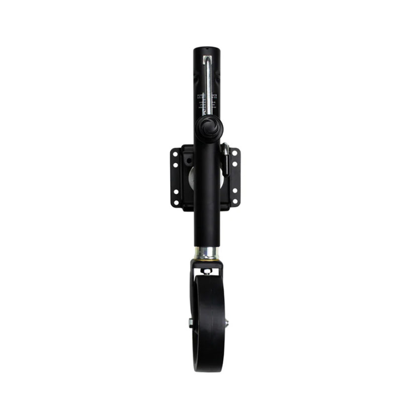Powerwinch Select Series Jack - 1500lb, Weld-On, Single Wheel, Carbon Black [21400-J-1500-W1-B-R]