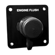 Flushmaster Vertical Single Outlet Flush Port Reroute - Black Acrylic - 3/8