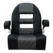 Springfield Console Helm Flip-Up - Black-Grey [1042035-BLK]