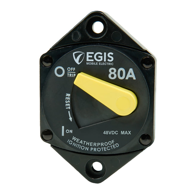 Egis 80A Circuit Breaker - 87 Series - Panel Mount [4707-080]
