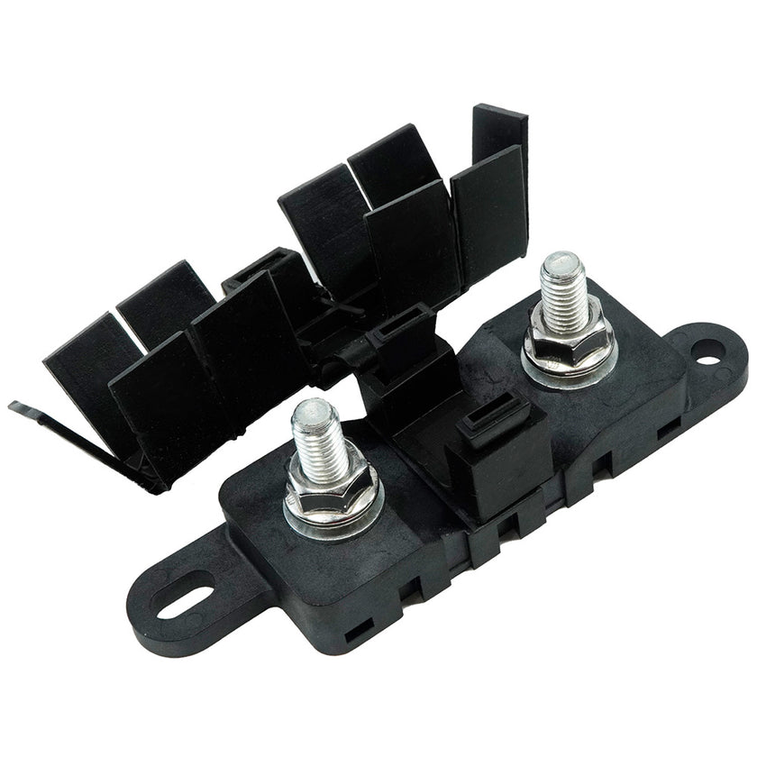 Egis Mega Fuse Block M8 Stainless Self-Locking Hardware w/Black Cover [3820]